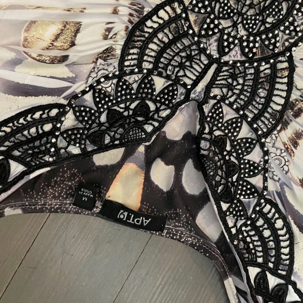Apt 9 sheer sleeveless blouse